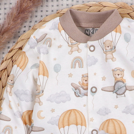 Blusa Abotonable Bebé SKY JOURNEY 100% Algodón Orgánico