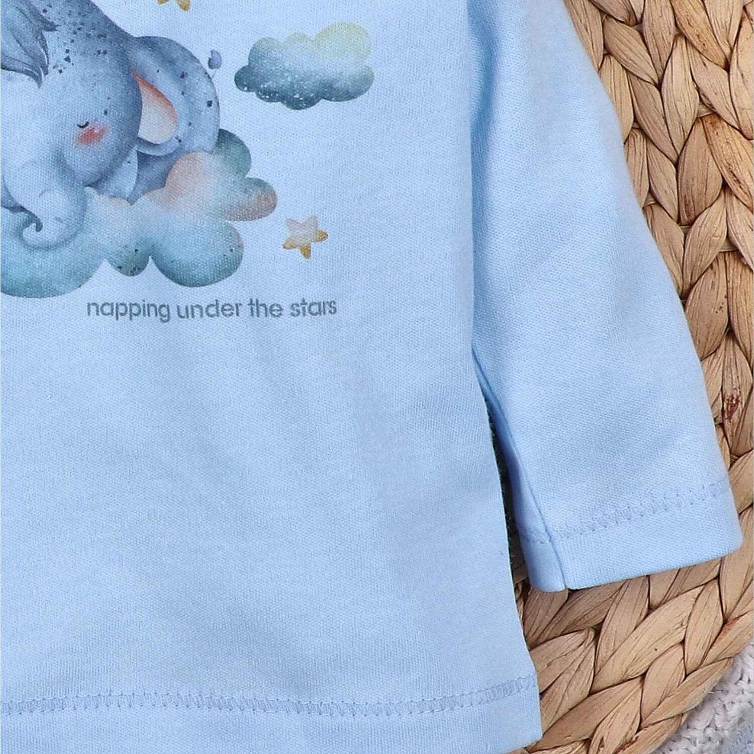 Blusa bebé LITTLE DREAMERS algodón orgánico con broches