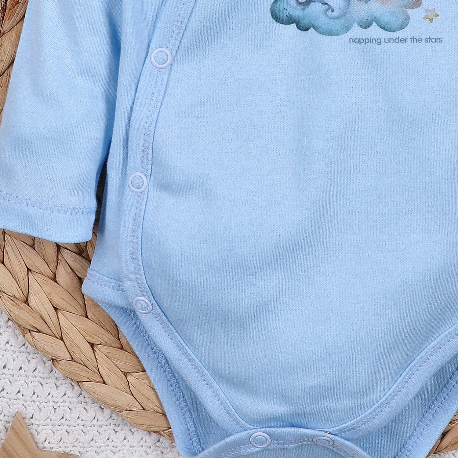 Body cruzado recién nacido LITTLE DREAMERS algodón orgánico