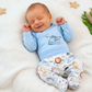 Body cruzado recién nacido LITTLE DREAMERS algodón orgánico