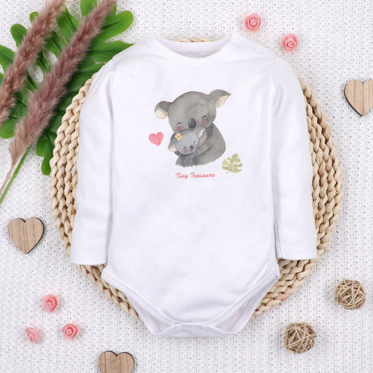 Body bebé Dulce Koala algodón orgánico estampado 6m-3años