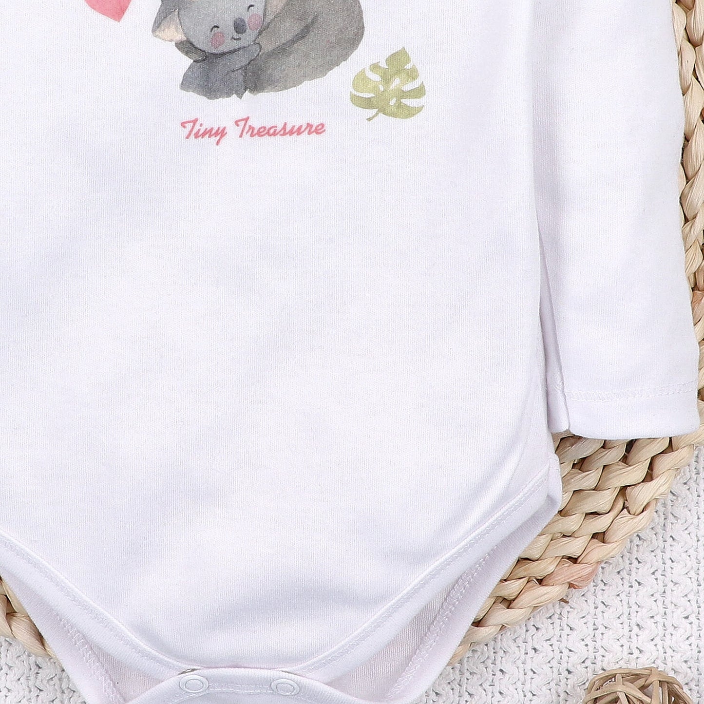 Body bebé Dulce Koala algodón orgánico estampado 6m-3años