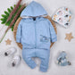 Sudadera bebé LITTLE DREAMERS algodón orgánico cremallera