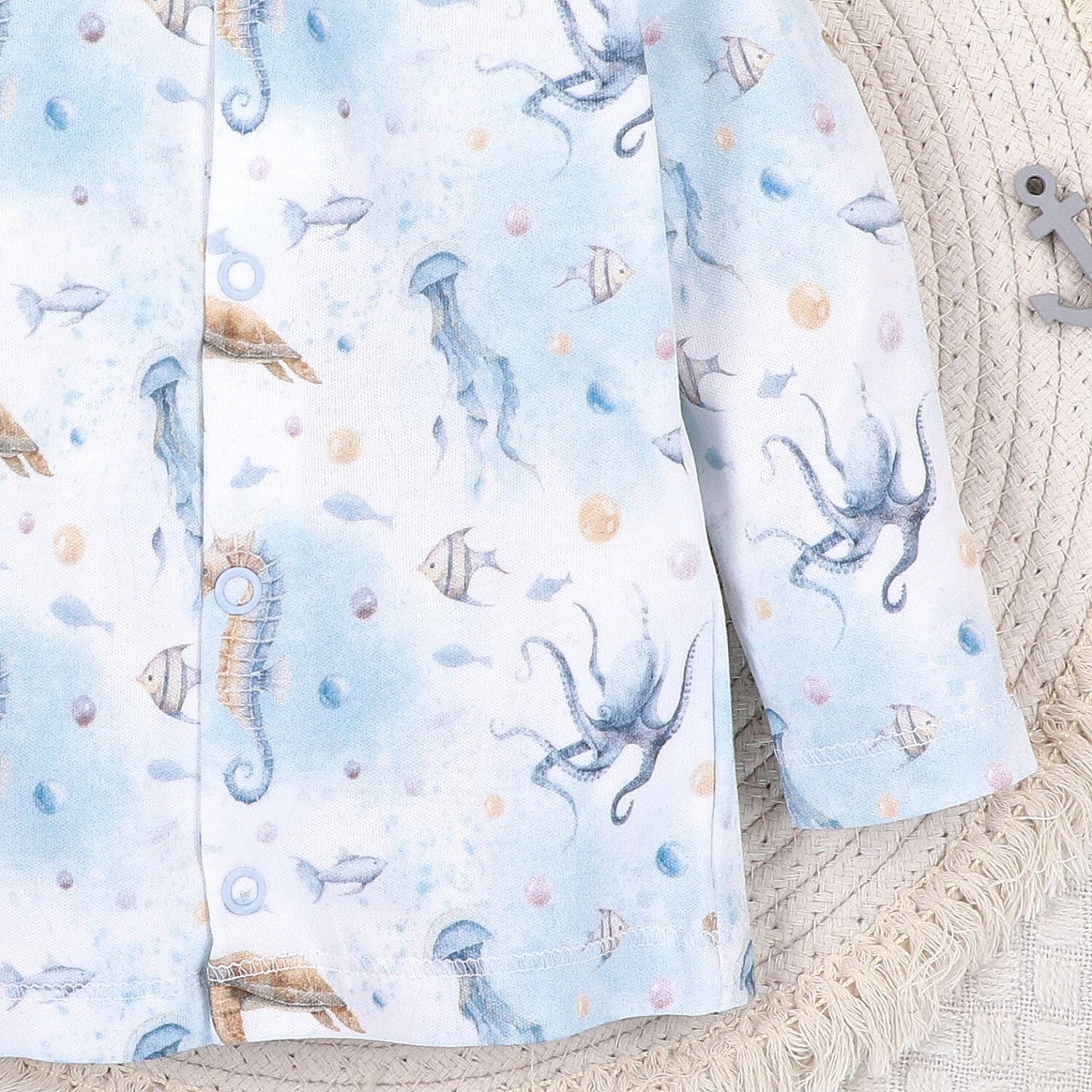 Blusa Bebé Abotonable SEA OF JOY Algodón Orgánico