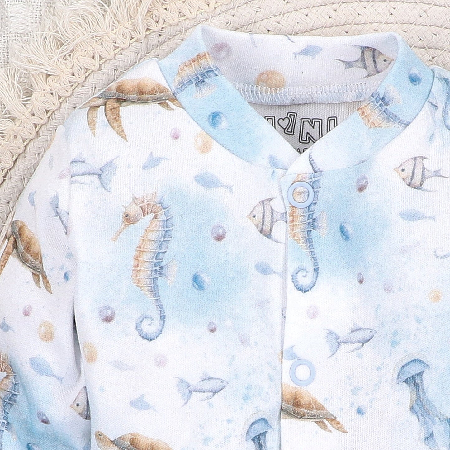 Blusa Bebé Abotonable SEA OF JOY Algodón Orgánico
