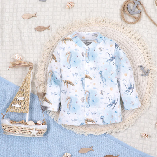 Blusa Bebé Abotonable SEA OF JOY Algodón Orgánico