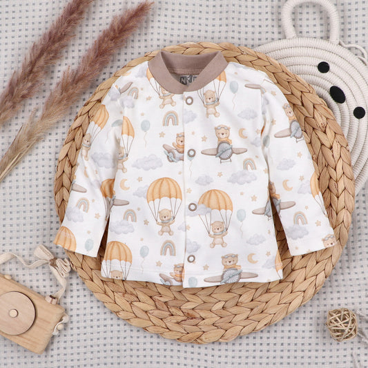 Blusa Abotonable Bebé SKY JOURNEY 100% Algodón Orgánico