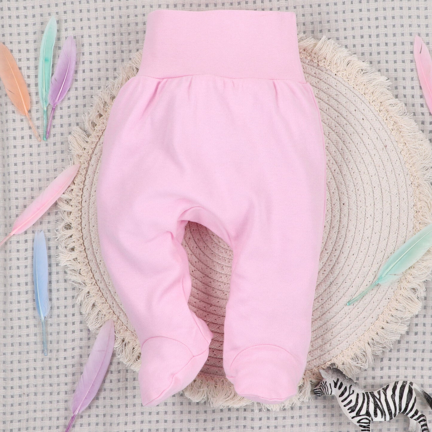 Conjunto 4 piezas bebé Happy Animals algodón orgánico NINI