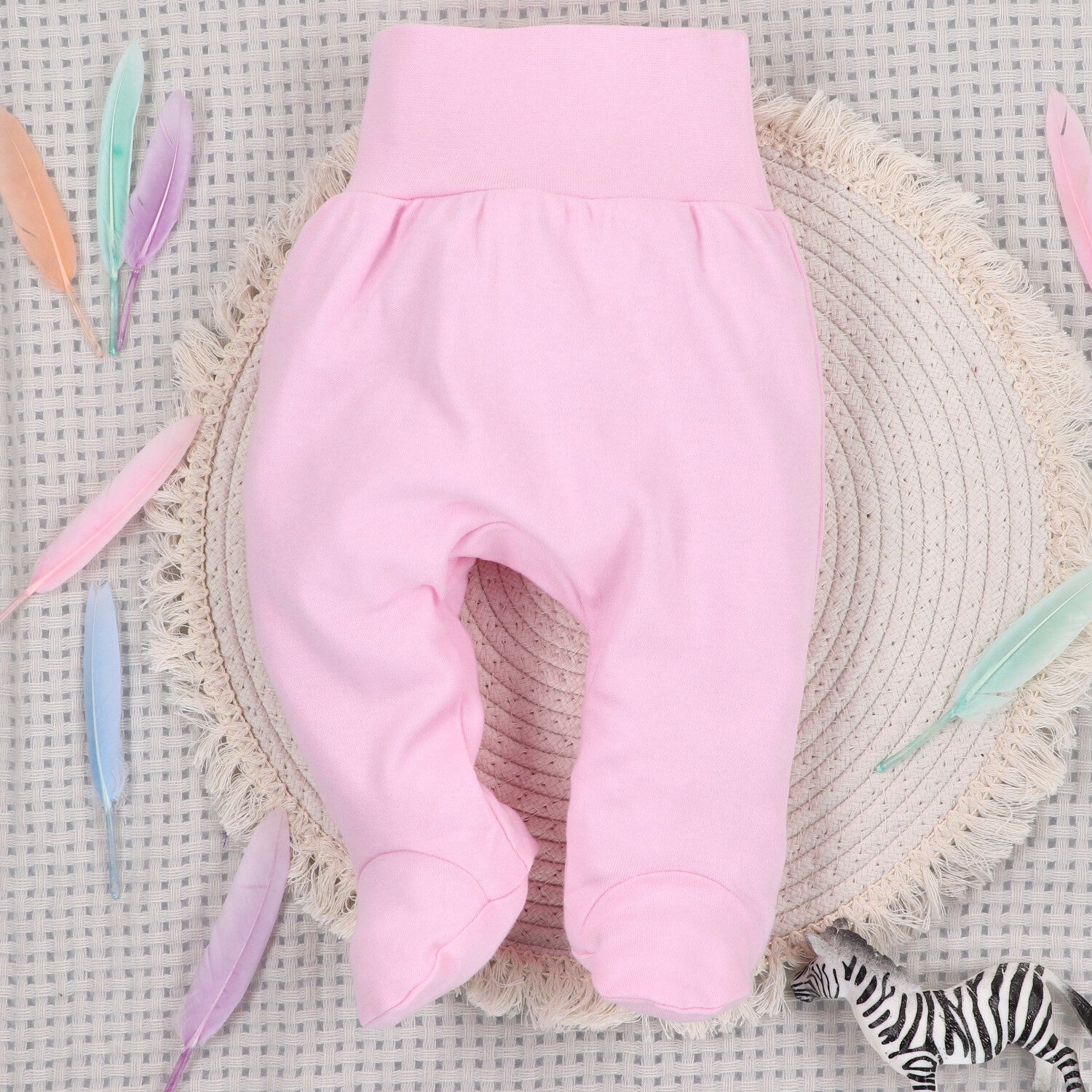 Conjunto 4 piezas bebé Happy Animals algodón orgánico NINI