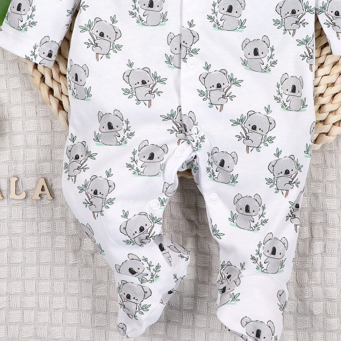 Mameluco bebé Sweets Koala algodón orgánico diseño B