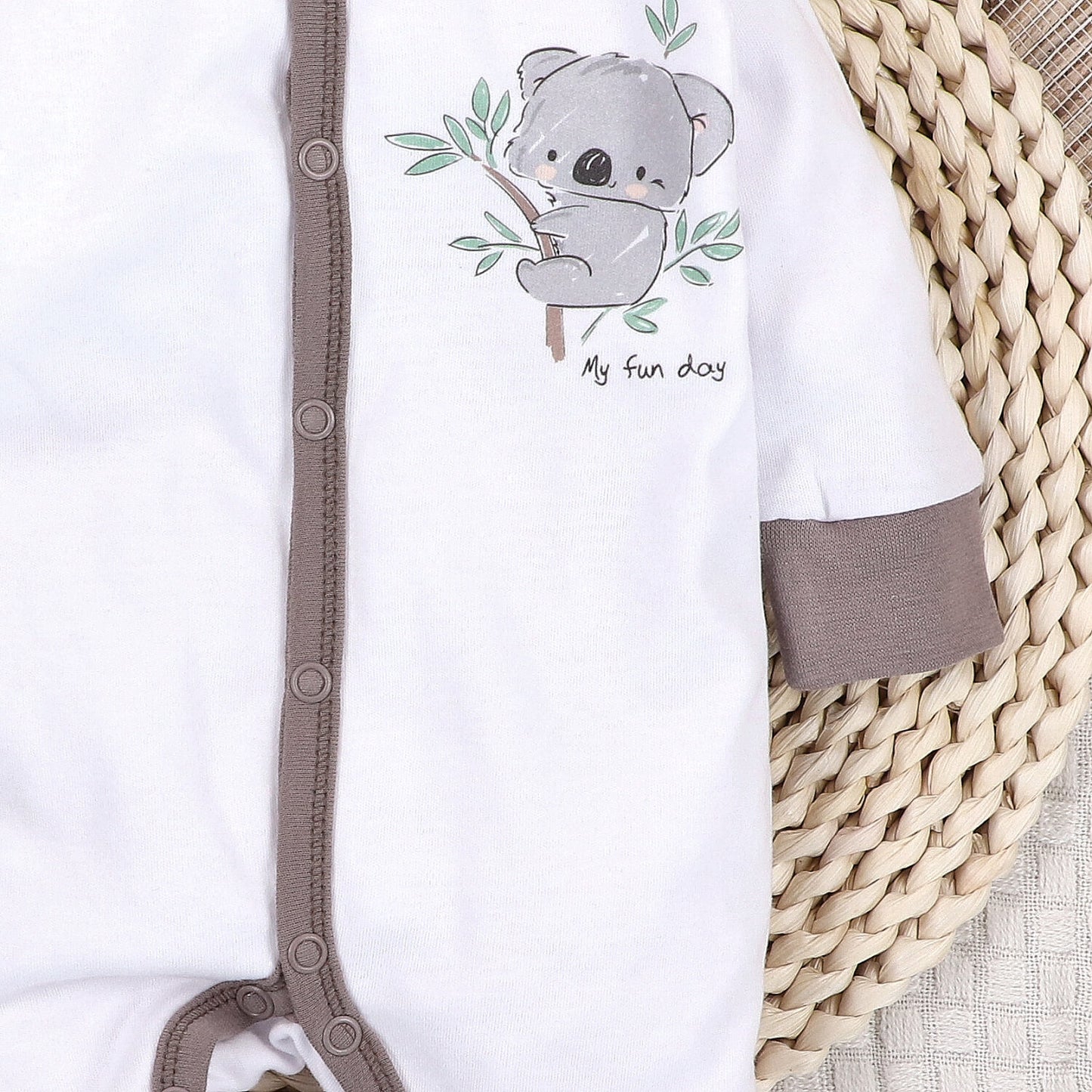 Mameluco bebé Sweets Koala algodón orgánico diseño A